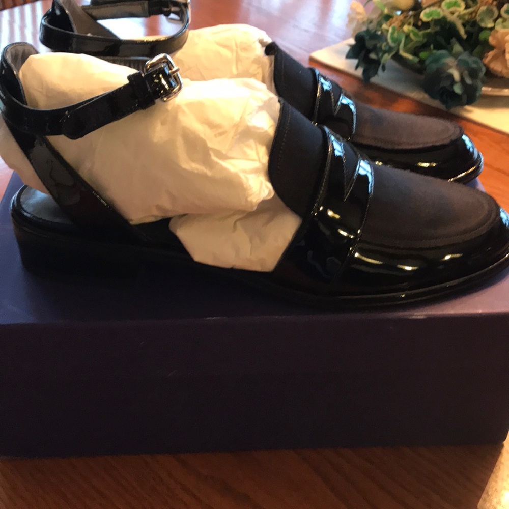Stuart Weitzman backless loafer. Beautiful!!  Never worn!